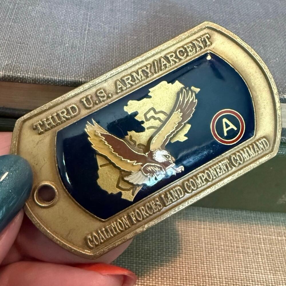 CFLCC ARCENT Military Dog Tag • OIF Commemorative